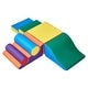preview thumbnail 5 of 33, UIMOSO Climbing Toys, Foam Climbing Toys for Toddlers 6 Months to 3 Years Old, PU Leather Climbing Blocks, Indoor Climb 7-Piece - PU fabric