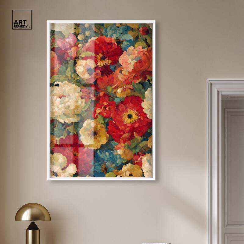 Garden Tapestries II Shadowbox by Art Remedy