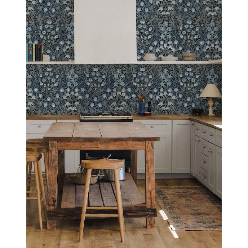 NextWall Tulip Garden Peel and Stick Wallpaper