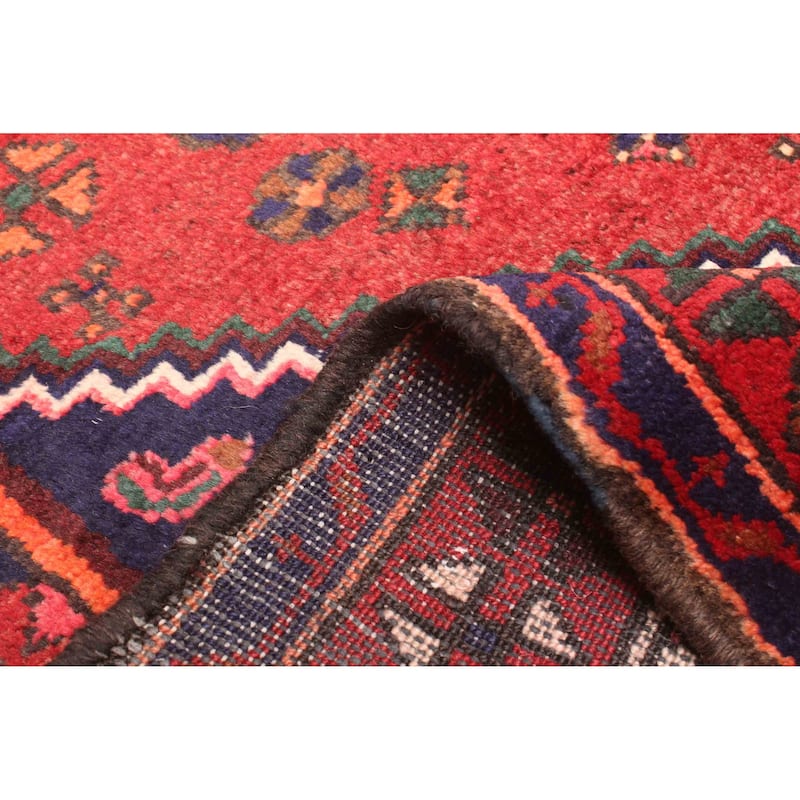 ECARPETGALLERY Hand-knotted Andelz Red Wool Rug - 4'0 x 6'11