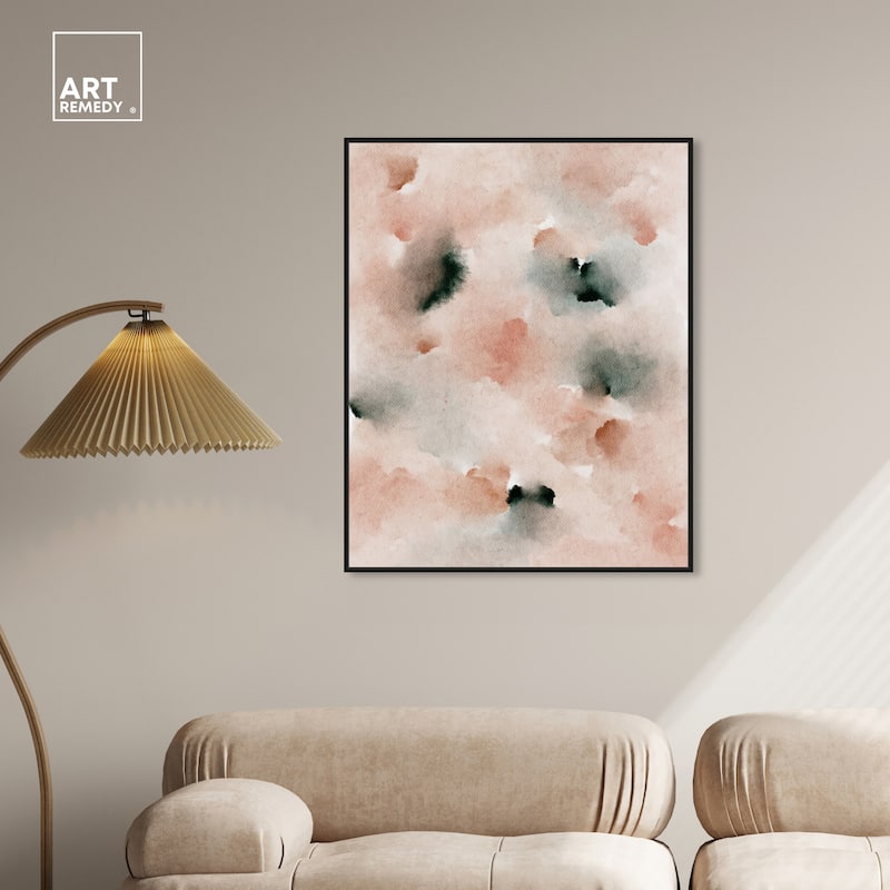 Art Remedy Smore'S Marshmallows Framed Watercolor Boho Abstracts