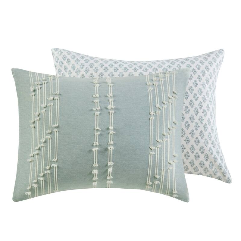 GDF Studio - Kara 3-Piece Cotton Jacquard Comforter Set