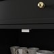 preview thumbnail 26 of 33, 59.1''Sideboard Buffet White Mid-Century Modern Contemporary Lacquered Credenza with Drawers and Doors