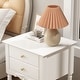 preview thumbnail 8 of 11, Rustic Farmhouse Accent End Table Nightstand Side Table 2 Colors White/Black