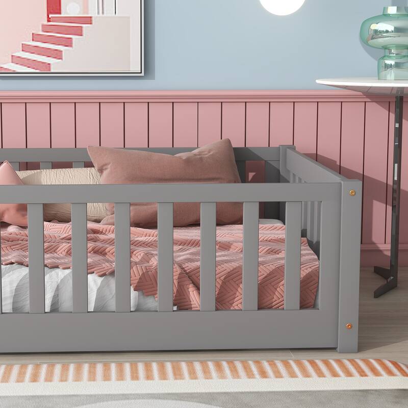 Twin Floor Platform Bed