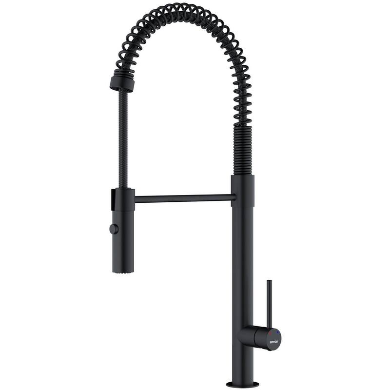 Karran USA KKF220 Bluffton 1.8 GPM Single Hole Kitchen Faucet - Matte Black