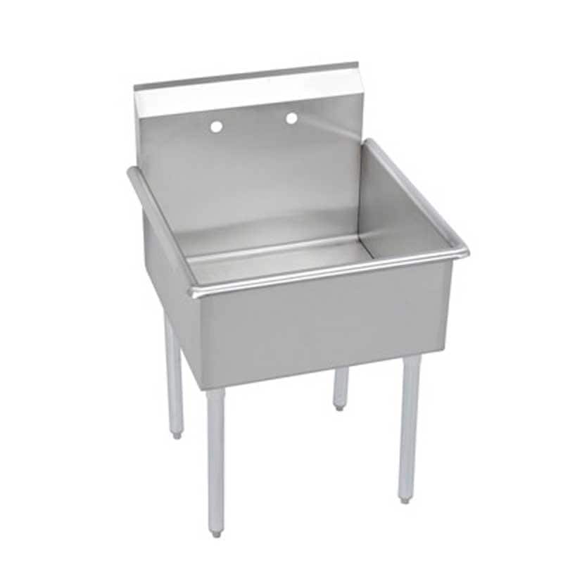 Elkay Budget 21" Single Basin Stainless Steel Utility Sink for Free - Stainless Steel