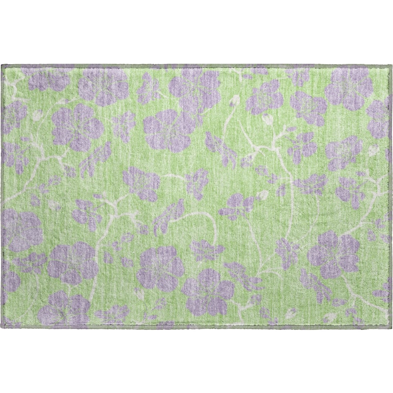 Premium Washable Super Soft Modern Floral Mayfield Rug