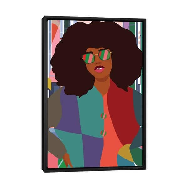 slide 2 of 12, iCanvas "Going Places" by Brandie Adams-Piphus Framed Black - 40x26