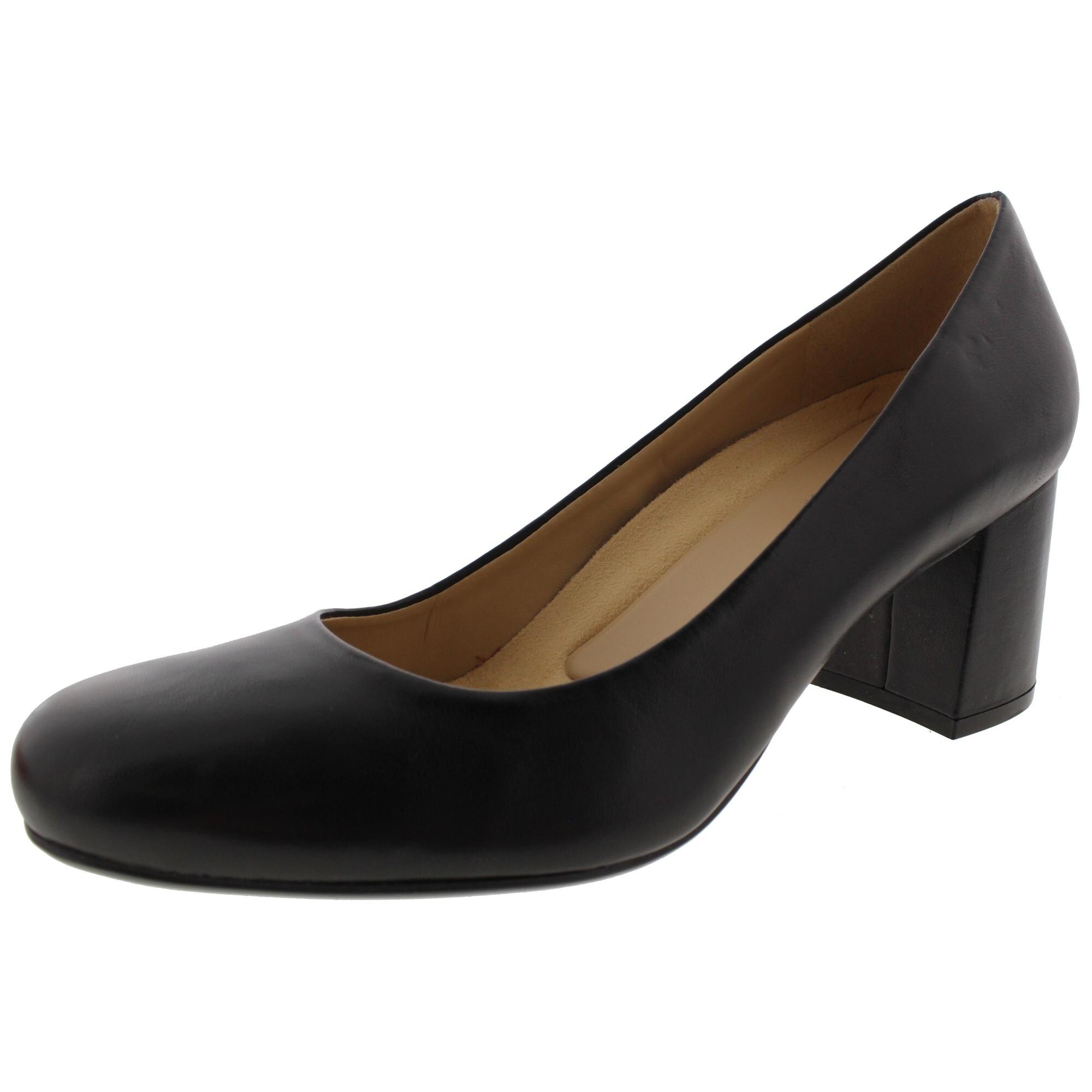 naturalizer whitney block heel pump