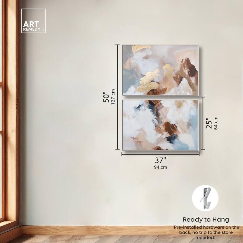 Earth's Palette II Canvas Set of 2 by Art Remedy