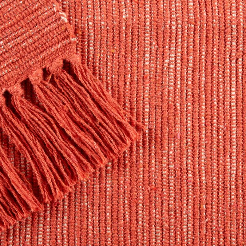 DII Gray and Off White 2-Tone Ribbed Rug 2x3 Ft - 24.0 In. L X 36.0 In. W X 0.2 In. H