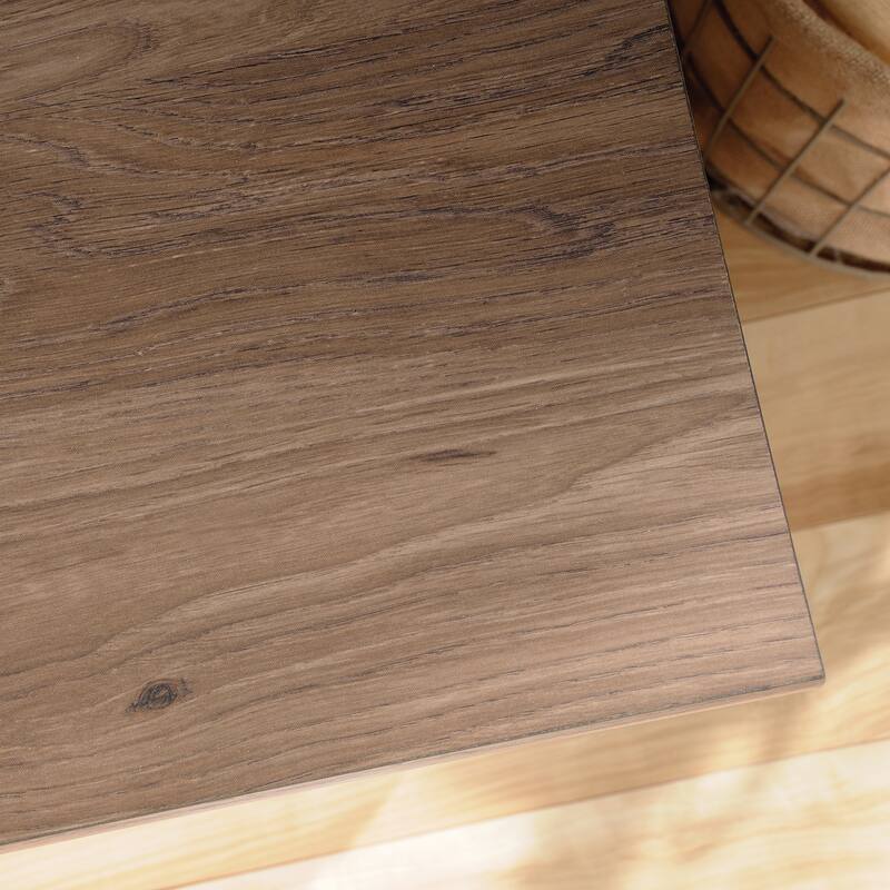 Engineered Wood Coastal Lateral File with Storage Solution, Brown - 31.97" W × 21.18" D × 31.02" H