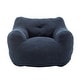 preview thumbnail 19 of 68, Bean Bag Sofa Chair with Armrests Stuffed High-Density Foam