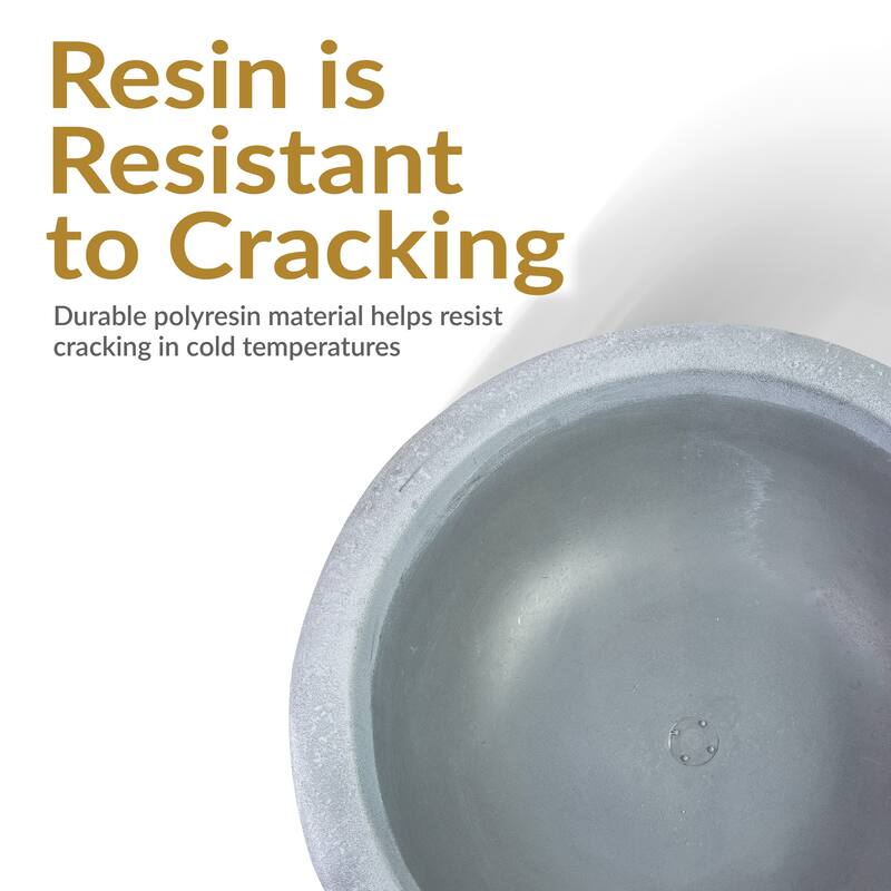 Sunnydaze Percival Outdoor Double-Walled Flower Pot Planter - 20.75"