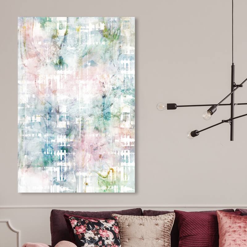 Wynwood Studio Abstract So Ready Pink and Light Pink Modern & Contemporary Wall Art Canvas Print - 45 x 30