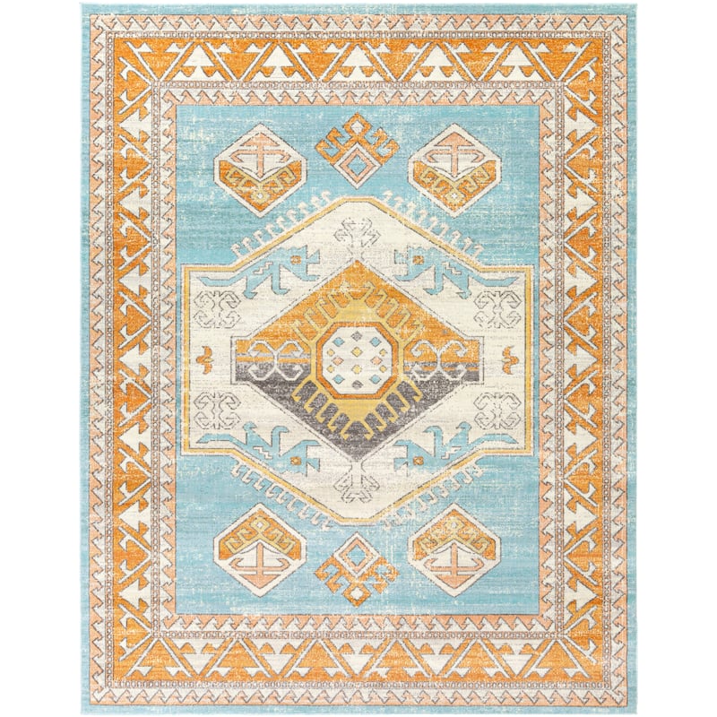 Livabliss Tedros Indoor/ Outdoor Tribal Area Rug