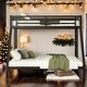 preview thumbnail 2 of 9, Twin XL Over Queen Bunk Bed
