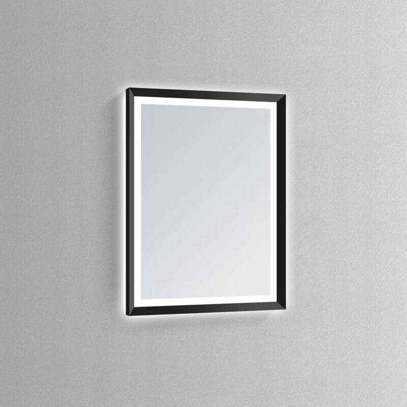 Modern Mirrors Calisto Illuminated Vanity Mirror LED Makeup Mirror, IP44 - 40*24 - Antique Black