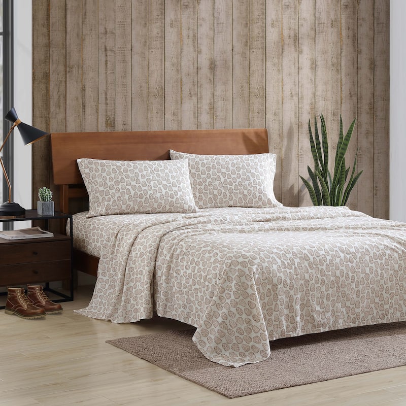 Eddie Bauer Printed Cotton Flannel Sheet Set