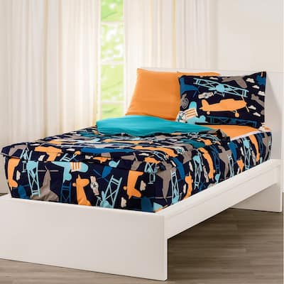 Siscovers Thunderbird Sky Bunkie Deluxe Zipper Bedding Set