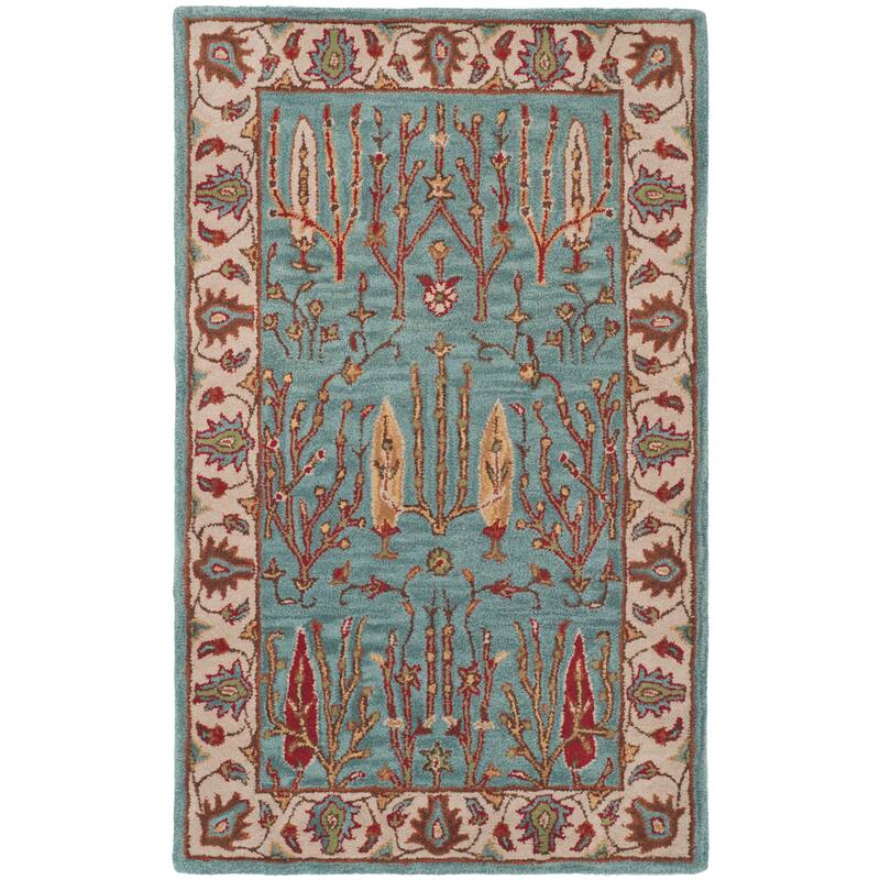 SAFAVIEH Handmade Heritage Sweet Heart Traditional Oriental Wool Rug