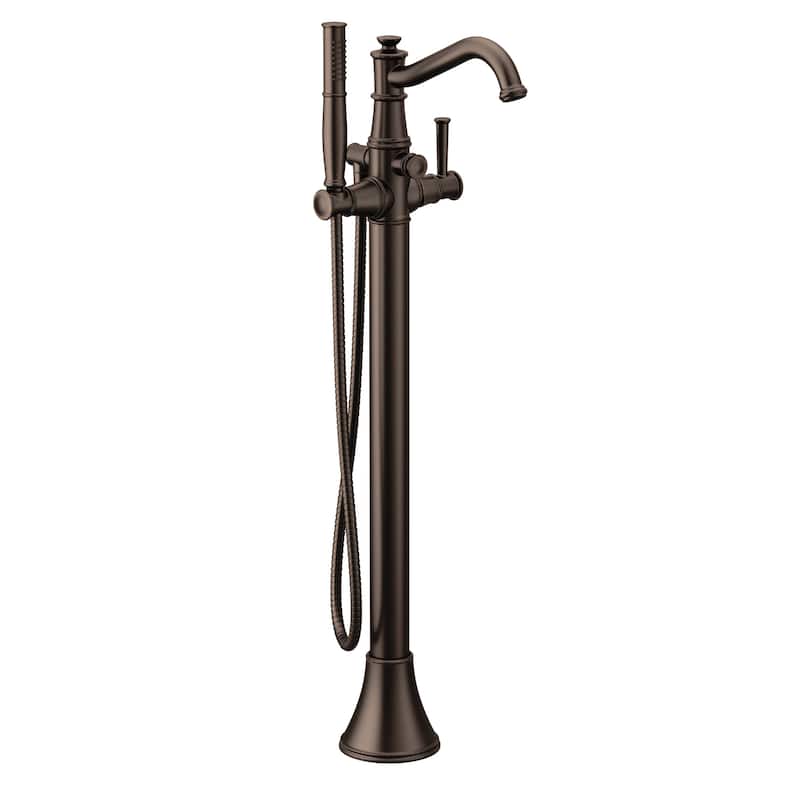Moen Belfield Floor Mounted Tub Filler with Built-In Diverter -