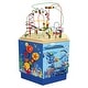 preview thumbnail 1 of 3, Hape Coral Reef Kid's Wooden Activity Center Tabl - Multi