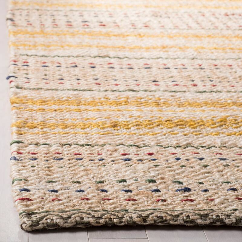 SAFAVIEH Handmade Natural Fiber Alyvia Stripe Jute Rug