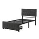 preview thumbnail 17 of 40, Storage Bed Metal Platform Bed with a Big Drawer.