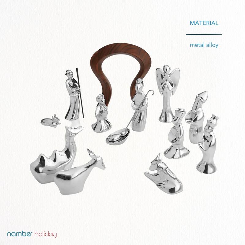 Nambe Miniature Nativity Angel - 5”H