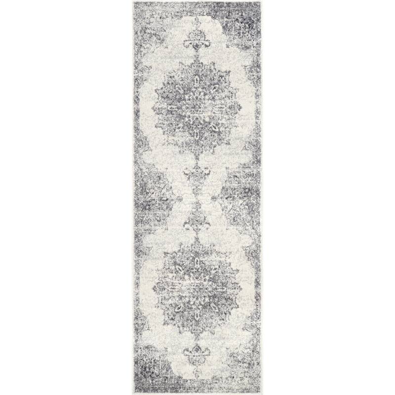Nuloom Vintage Persian Medallion Faded Area Rug