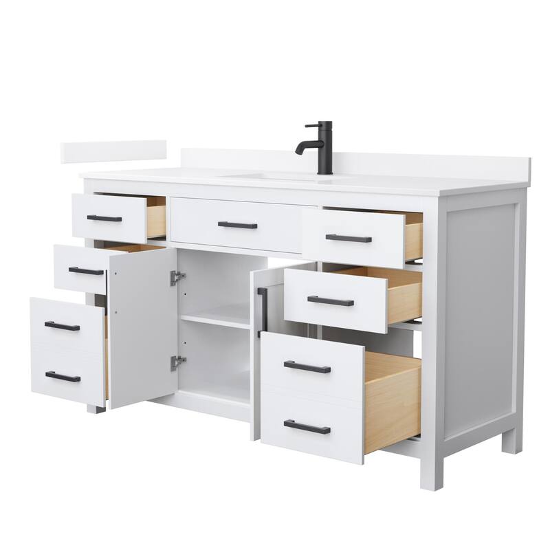 Wyndham Collection WCG2424-60S-QTZ-UNSMXX Beckett 60" Free Standing