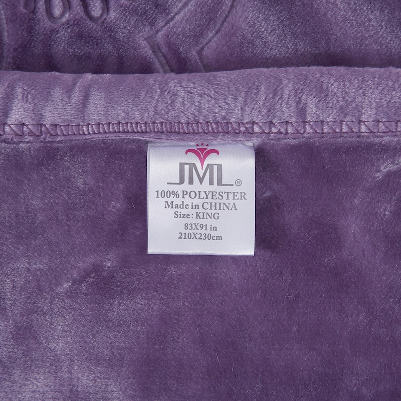 Reversible Mink Blanket Fluffy Fleece Blanket Different Pattern in Each Side
