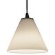 preview thumbnail 3 of 3, Access Lighting Martini - E26 LED Cord Pendant - Oil Rubbed Bronze Finish - White Glass Shade