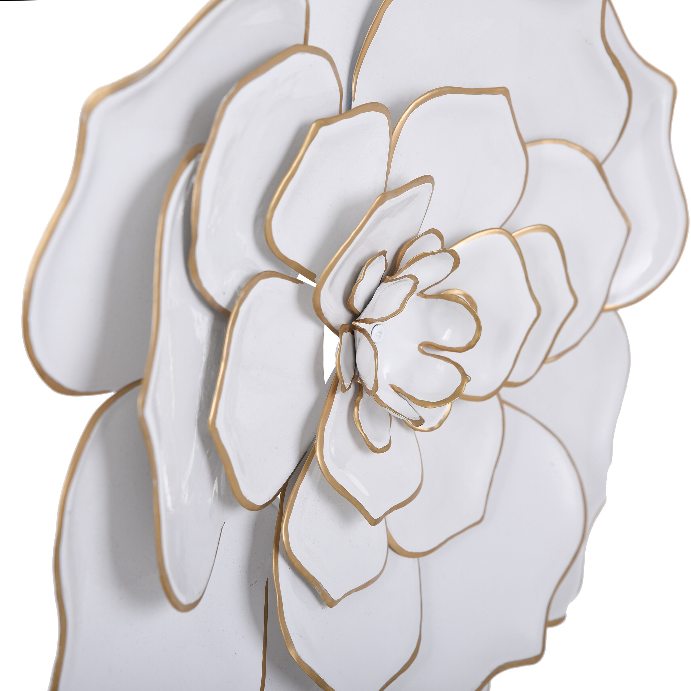 Shop Stylecraft Floral Metal Wall Art Set Of 3 24 X 24 Overstock 22251574