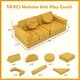 preview thumbnail 4 of 6, Modular Kids Play Couch 14 PCS Convertible Foam Children Floor Sofa