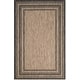 preview thumbnail 83 of 140, SAFAVIEH Courtyard Vickie Indoor/ Outdoor Waterproof Patio Backyard Rug 5'3" x 7'7" - Natural/Black