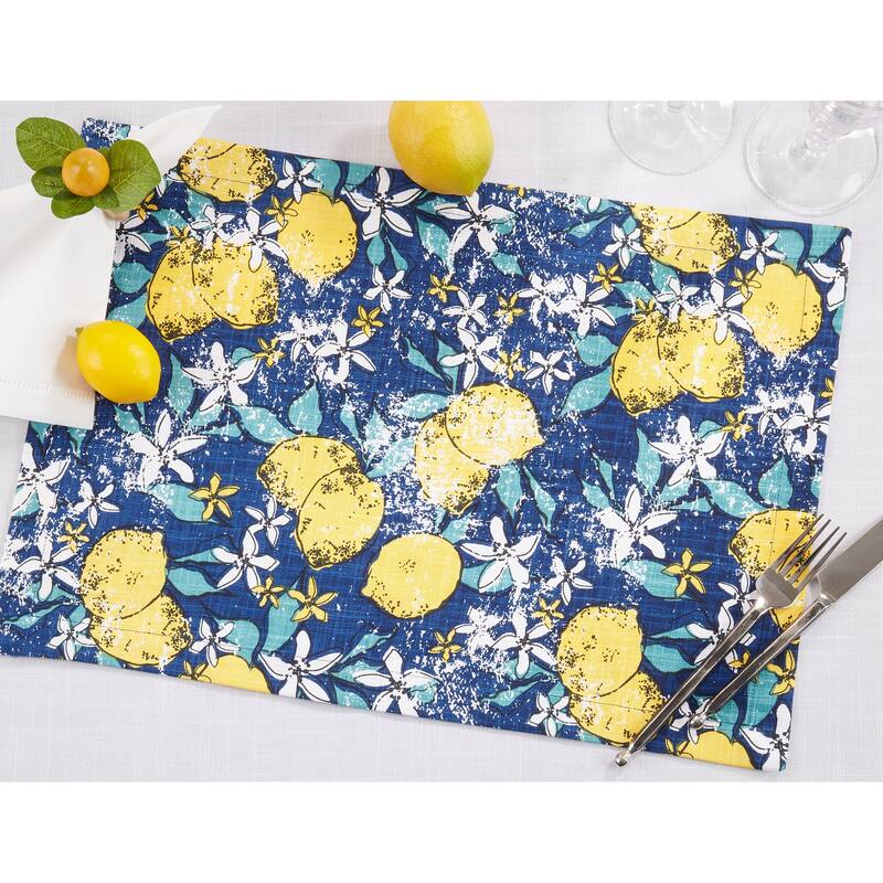 Lemon Design Table Mats (Set of 4)