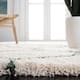 SAFAVIEH Hudson Shag Ogee Trellis 2-inch Thick Area Rug