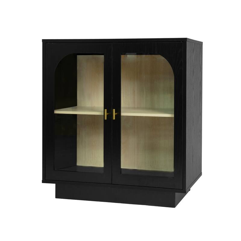 Storage Cabinet with Acrylic Door for Living Room, Dining Room, Study