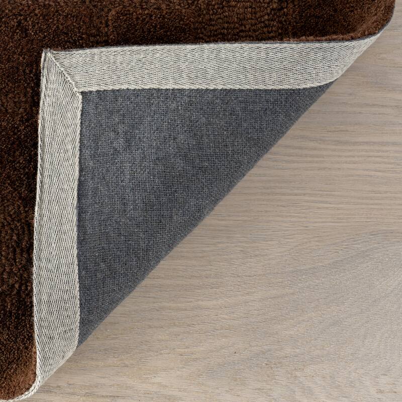 Fritz Checkered Wool Area Rug