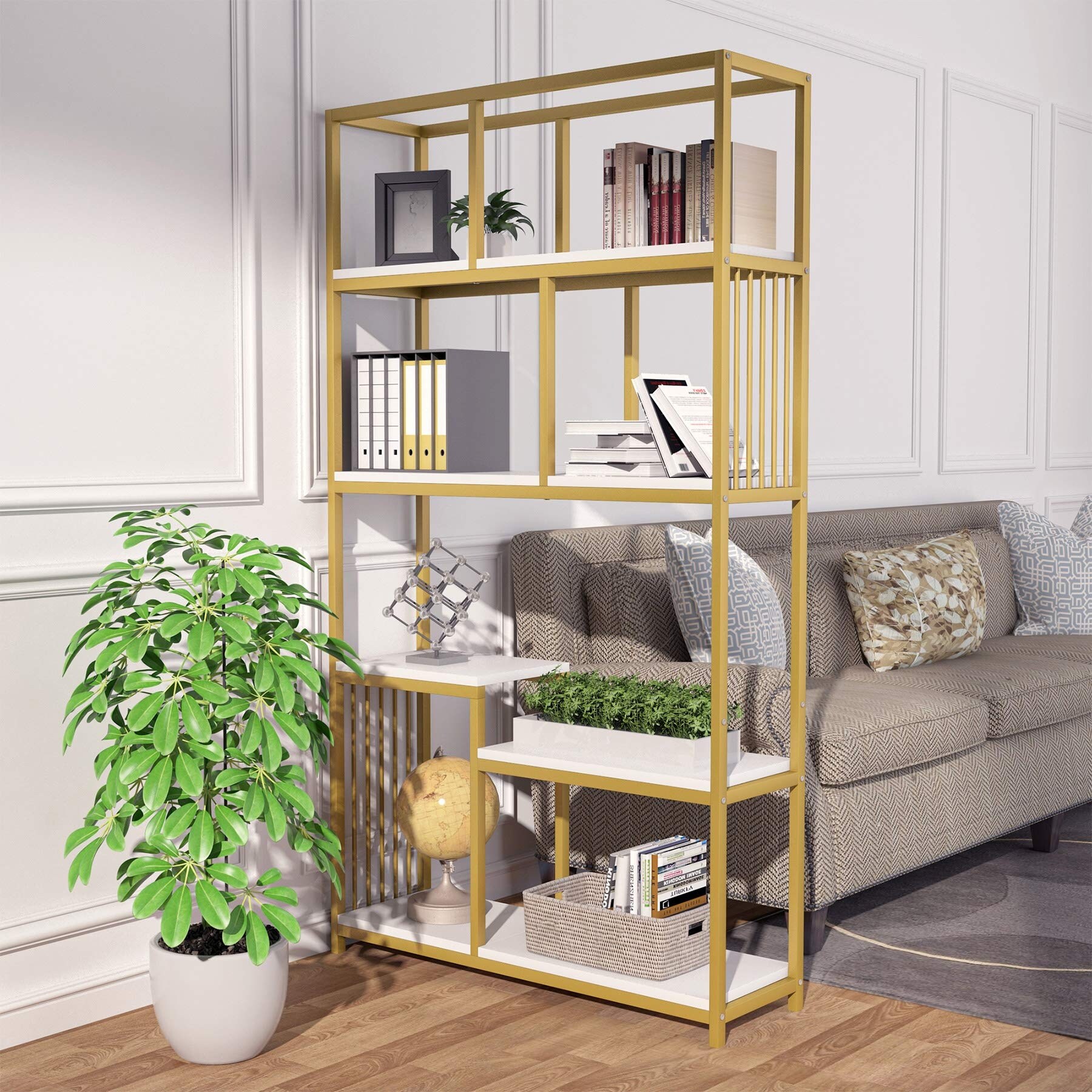 Damon outlet etagere bookcase