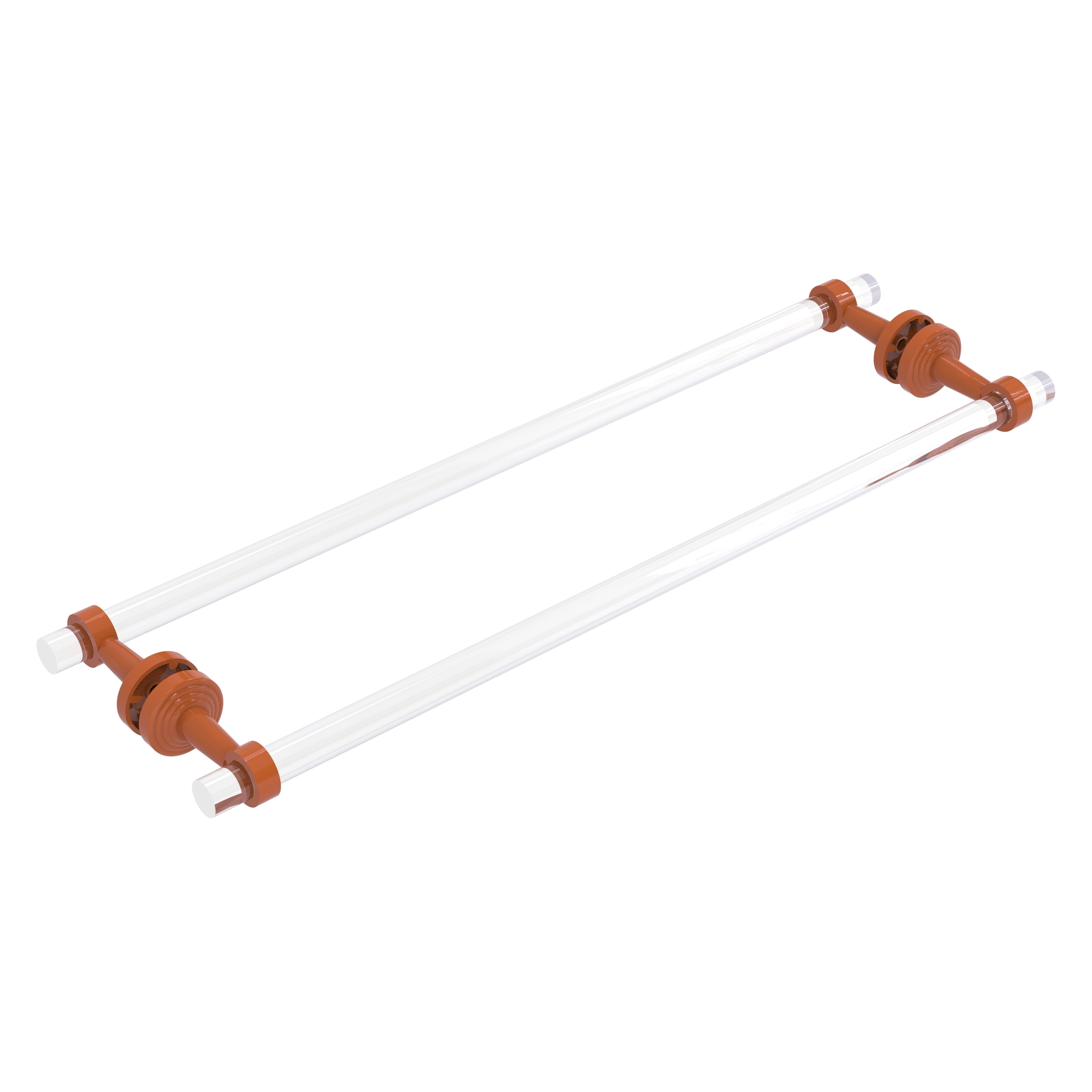 Allied Brass Pacific Beach Collection 18 Inch Back to Back Shower Door Towel Bar