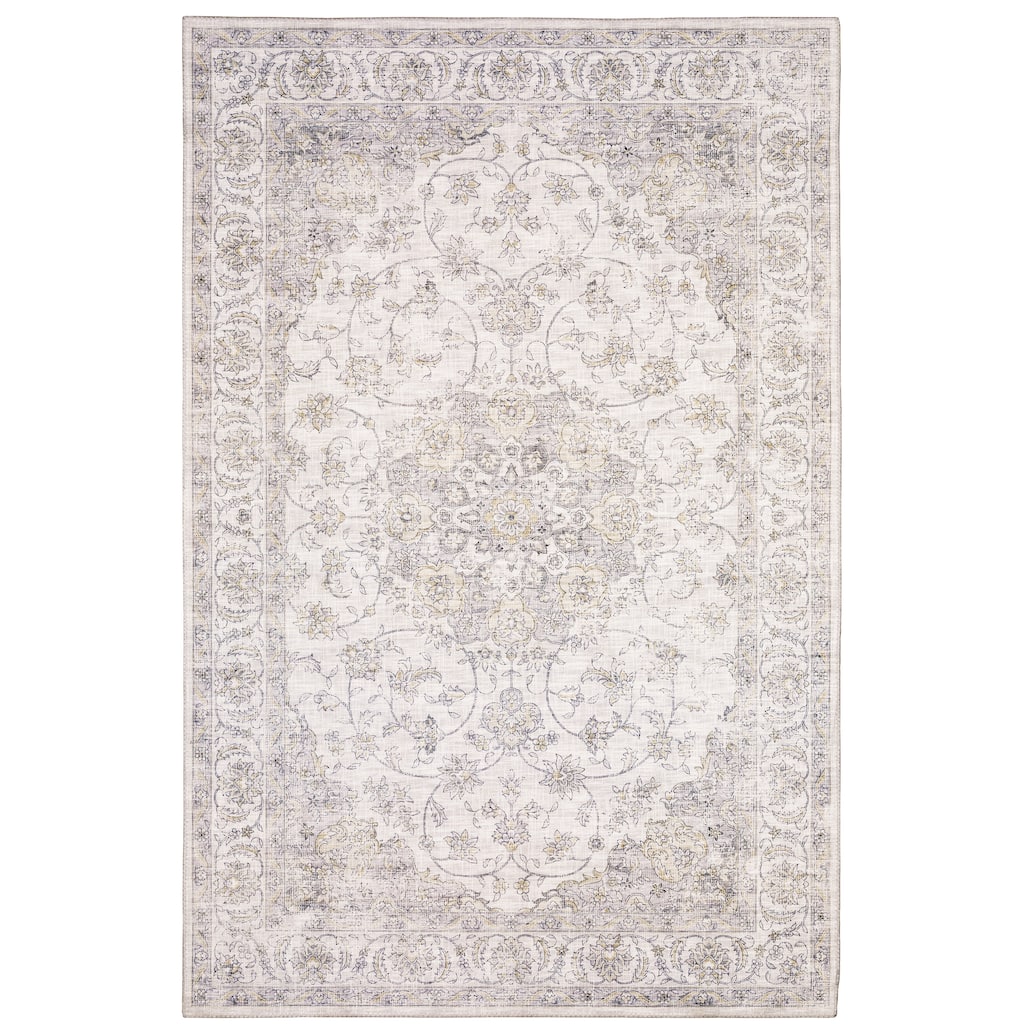 Vista Home Montreux Vintage Traditional Beige/Cream Area Rug