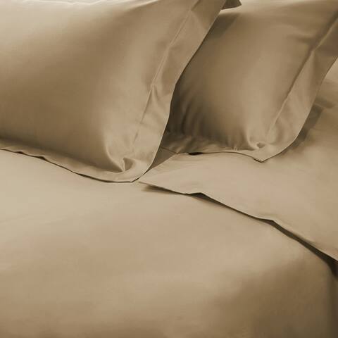 Superior Egyptian Cotton 600 Thread Count Solid Duvet Cover Set