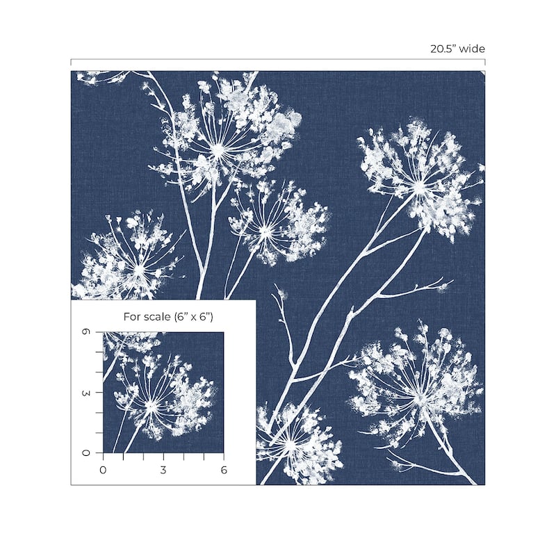Seabrook Designs One O'Clocks Prepasted Wallpaper