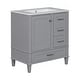 preview thumbnail 17 of 30, GDFStudio - Iris Modern 30" Bathroom Vanity with Ceramic Sink, Soft-Close Door & 3 Drawers