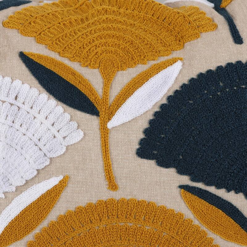 Novica Handmade Chic Bouquet Cotton Cushion Covers (Pair)