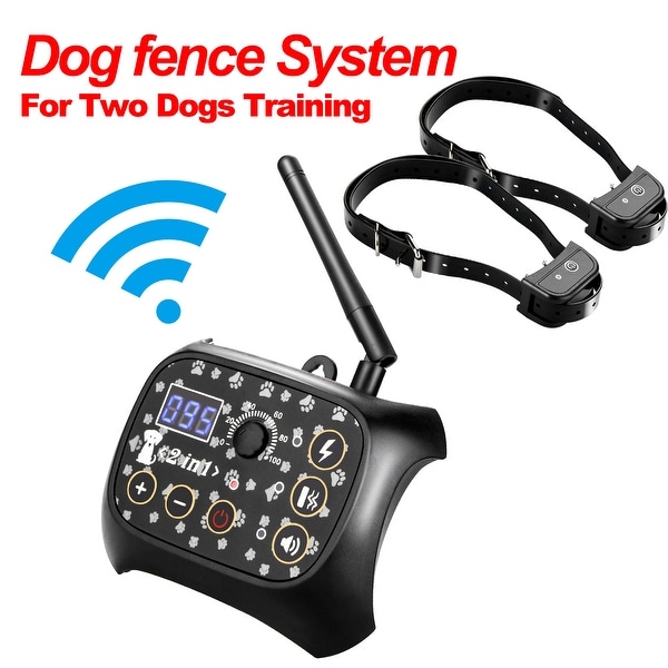Two dog training deals collar system